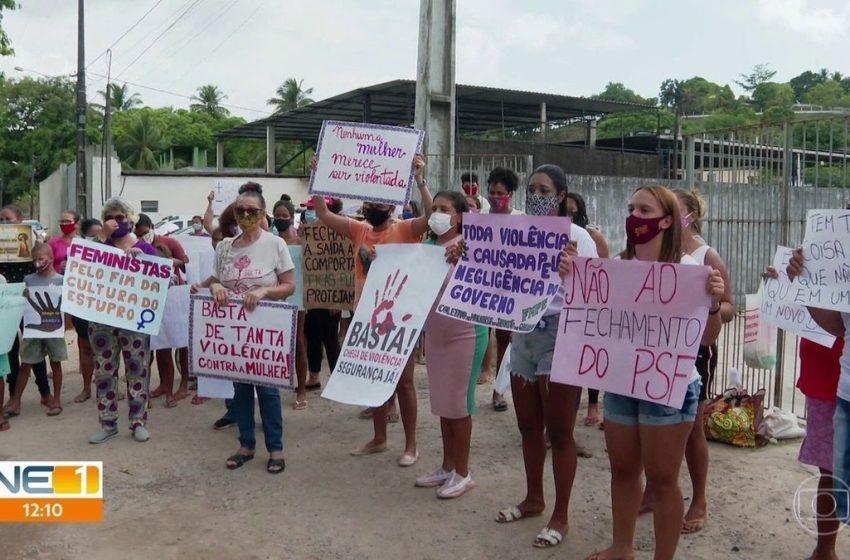  Moradores de Jaboatão fazem protesto em frente à unidade de saúde onde funcionária foi assaltada e estuprada – G1